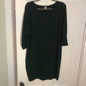 Emerald Green Slouch Dress